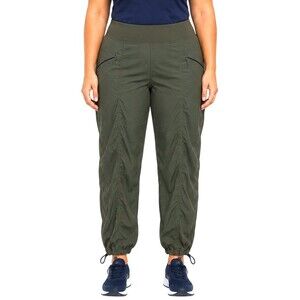 prAna Koen Pants Womens XXL 2XL Short Pull-On Shirring Lightweight Breathable